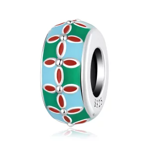 (imagen para) Charm estilo Pandora con espaciador de loto - SCC2258