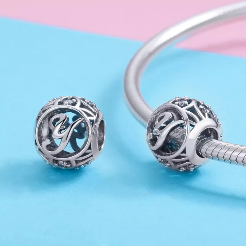 (imagen para) Charm estilo Pandora con letra-Y - SCC738-Y - Ver 3
