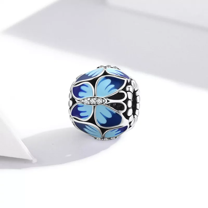 (imagen para) Charm estilo Pandora con mariposa retro - SCC1977 - Ver 2