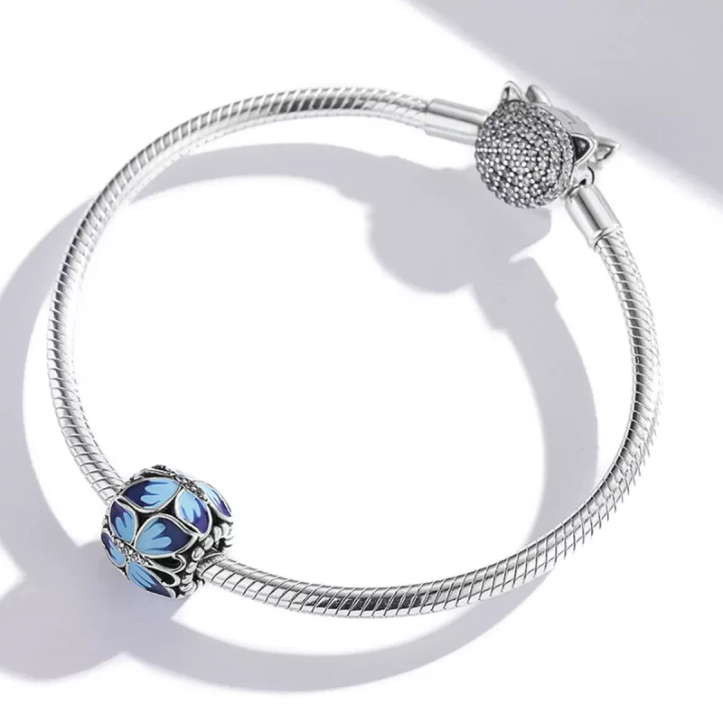 (imagen para) Charm estilo Pandora con mariposa retro - SCC1977 - Ver 3
