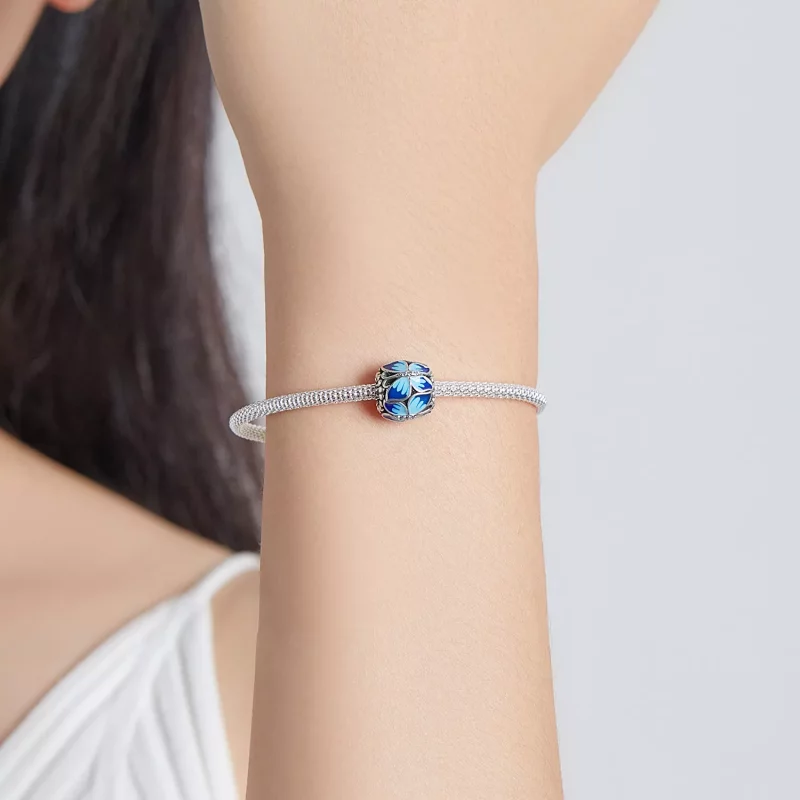 (imagen para) Charm estilo Pandora con mariposa retro - SCC1977 - Ver 5
