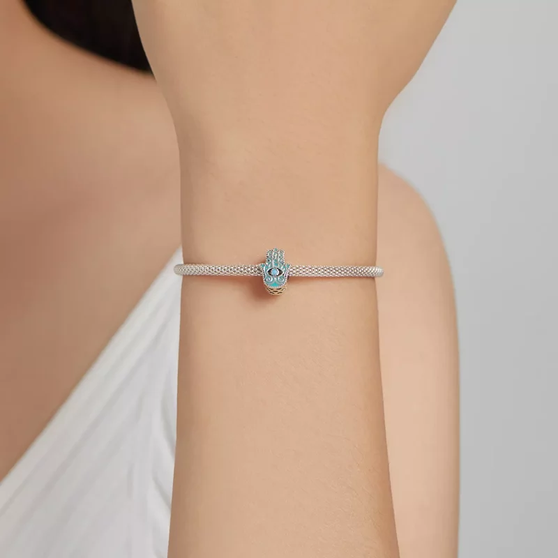 (imagen para) Charm estilo Pandora con Ojo de Fátima - BSC510 - Ver 5