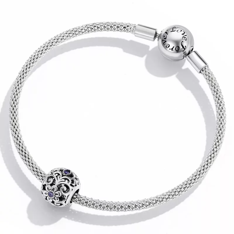 (imagen para) Charm estilo Pandora con patrón clásico - SCC2183 - Ver 4