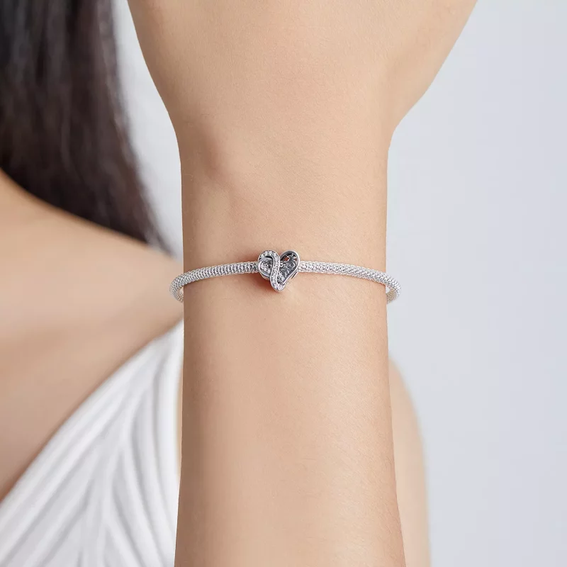(imagen para) Charm estilo Pandora con símbolo de amor infinito - BSC516 - Ver 5