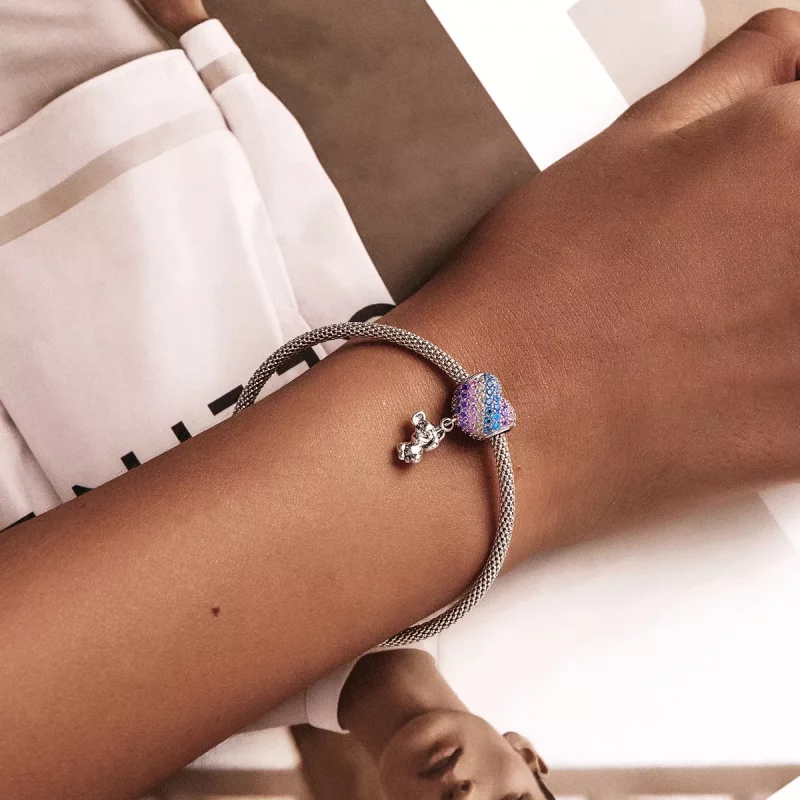(imagen para) Charm estilo Pandora con un adorable koala en un globo de amor - SCC2116 - Ver 5