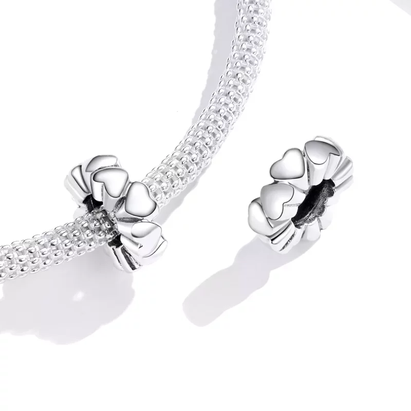 (imagen para) Charm estilo Pandora Corazón a Corazón - SCC1521 - Ver 4
