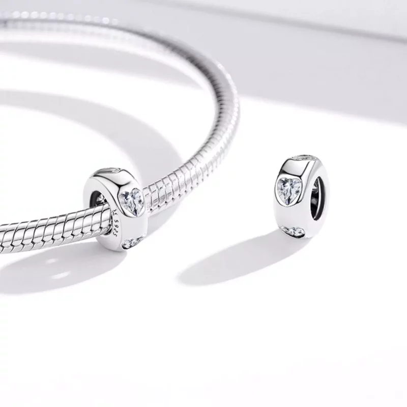 (imagen para) Charm estilo Pandora Corazón Puro - SCC1931 - Ver 4