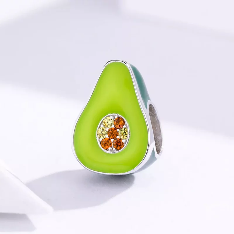 (imagen para) Charm estilo Pandora de aguacate - BSC129 - Ver 2
