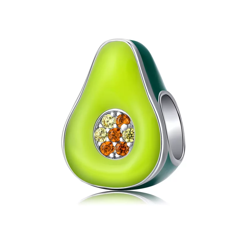 (imagen para) Charm estilo Pandora de aguacate - BSC129