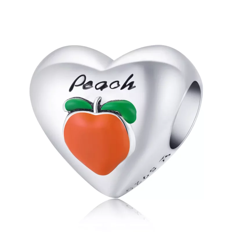 (imagen para) Charm estilo Pandora de amor durazno - SCC1951