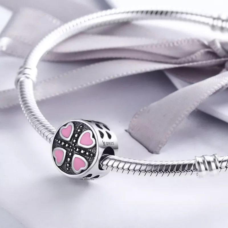 (imagen para) Charm estilo Pandora de amor rosa - SCC157 - Ver 5