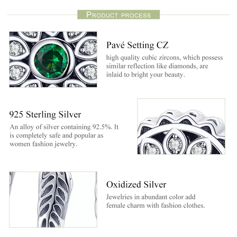 (imagen para) Charm estilo Pandora de atrapasueños plateado - SCC893 - Ver 7