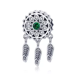 (imagen para) Charm estilo Pandora de atrapasueños plateado - SCC893