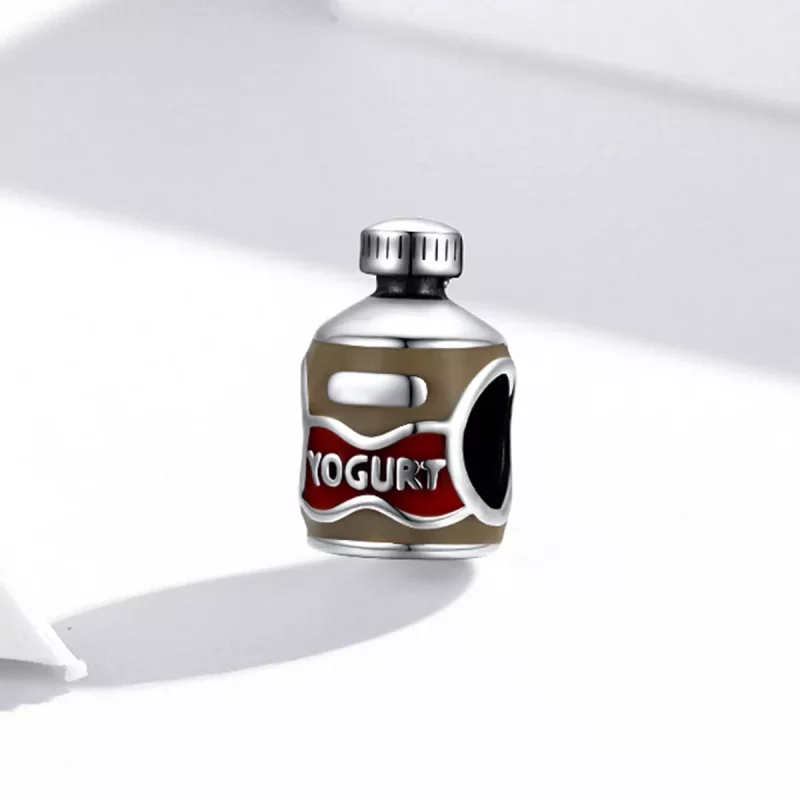 (imagen para) Charm estilo Pandora de botella de yogur - SCC1967 - Ver 2