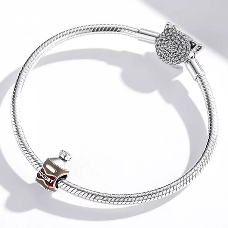 (imagen para) Charm estilo Pandora de botella de yogur - SCC1967 - Ver 3