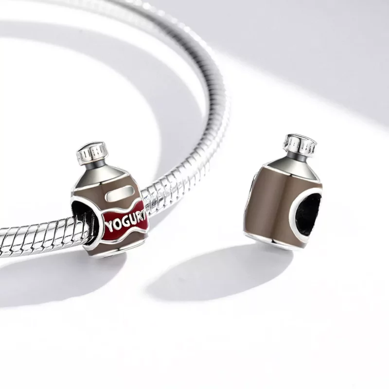 (imagen para) Charm estilo Pandora de botella de yogur - SCC1967 - Ver 4