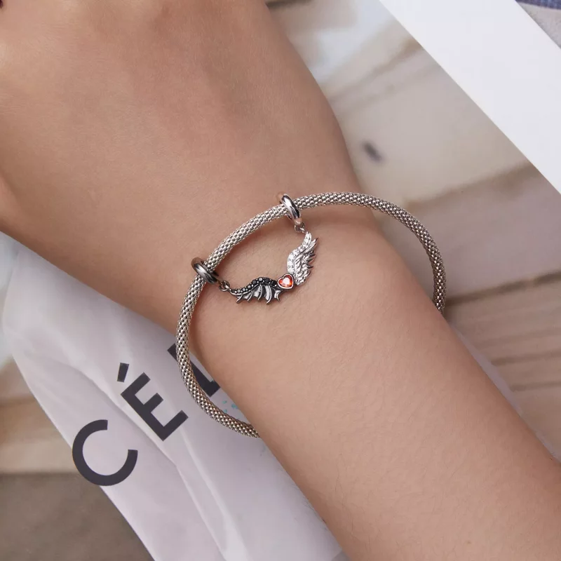 (imagen para) Charm estilo Pandora de diablos y ángeles - BSC693 - Ver 5