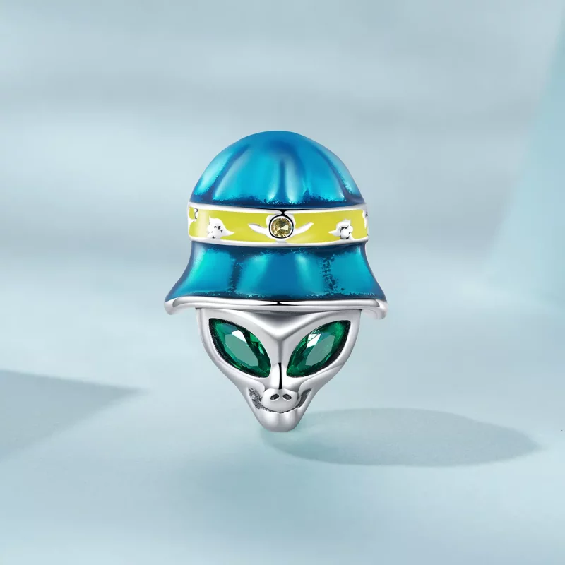 (imagen para) Charm estilo Pandora de Extraterrestre Extraño - SCC2393 - Ver 2