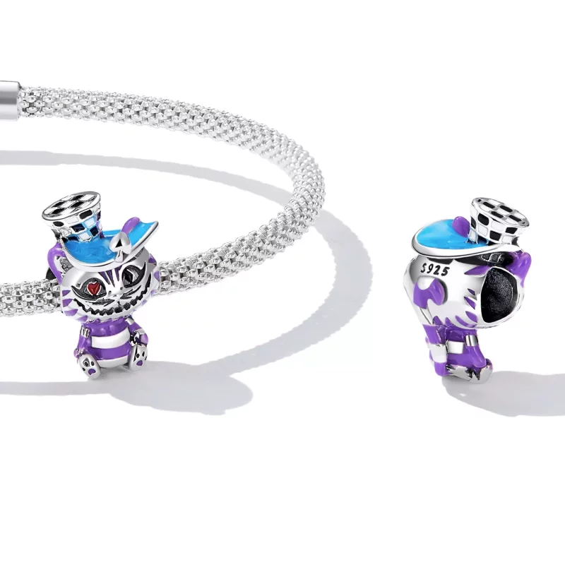 (imagen para) Charm estilo Pandora de gato mágico - SCC2242 - Ver 4