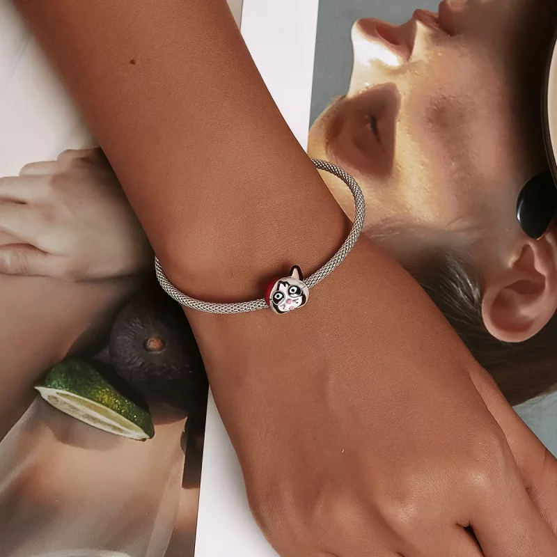 (imagen para) Charm estilo Pandora de gato siamés - SCC2090 - Ver 5