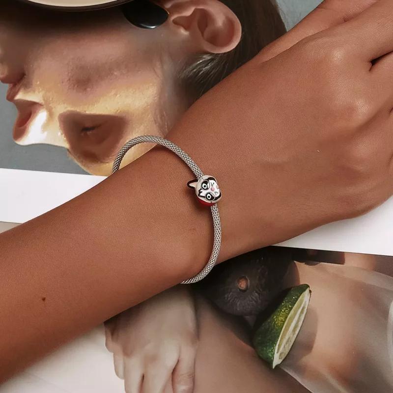 (imagen para) Charm estilo Pandora de gato siamés - SCC2090 - Ver 6