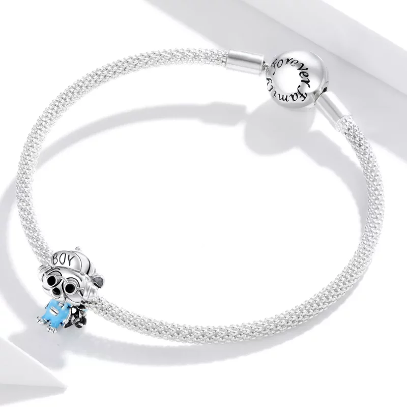 (imagen para) Charm estilo Pandora de Hip Hop con Mapache - SCC1629 - Ver 3