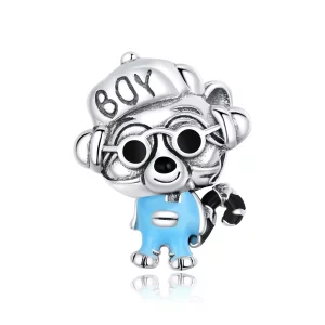 (imagen para) Charm estilo Pandora de Hip Hop con Mapache - SCC1629