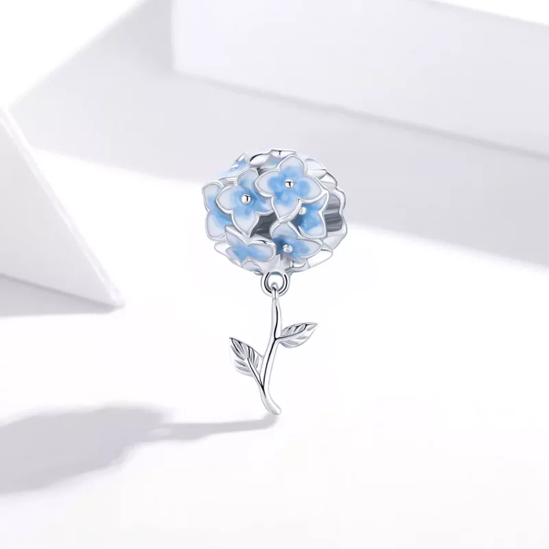 (imagen para) Charm estilo Pandora de Hortensia - BSC392 - Ver 2