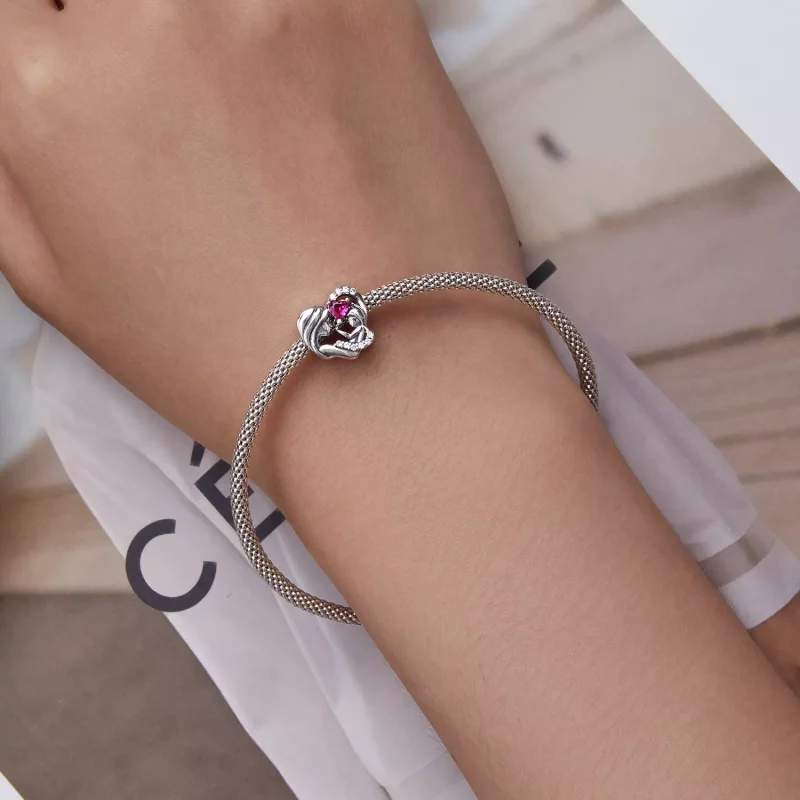 (imagen para) Charm estilo Pandora de madre e hijo - BSC685 - Ver 6