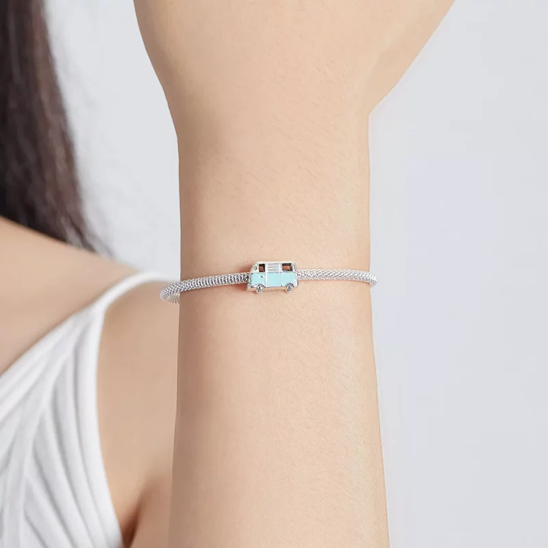 (imagen para) Charm estilo Pandora de mini autobús - SCC1972 - Ver 5