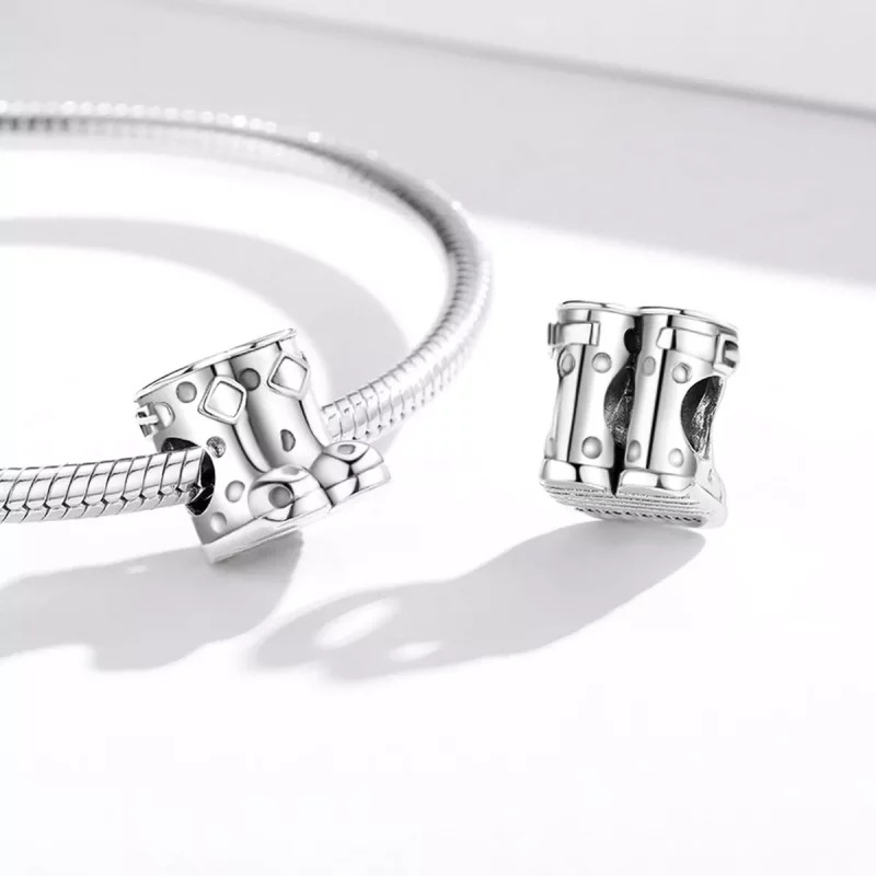 (imagen para) Charm estilo Pandora de mini botas - SCC1924 - Ver 4