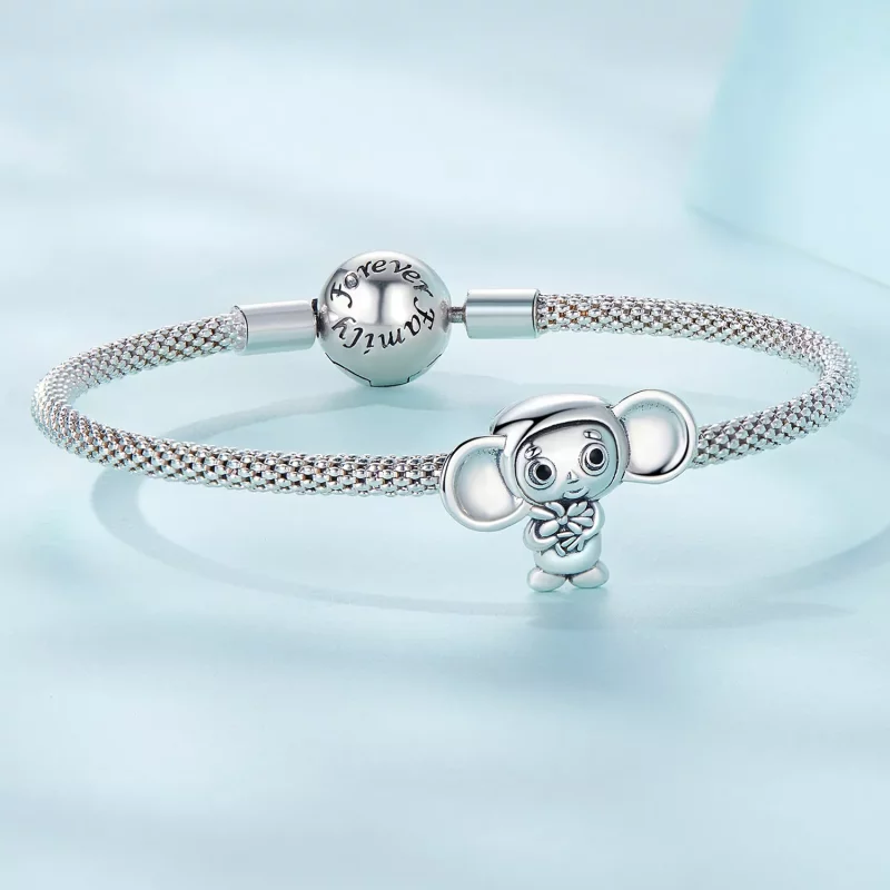 (imagen para) Charm estilo Pandora de mono de orejas grandes - SCC2387 - Ver 5