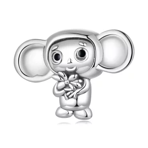 (imagen para) Charm estilo Pandora de mono de orejas grandes - SCC2387