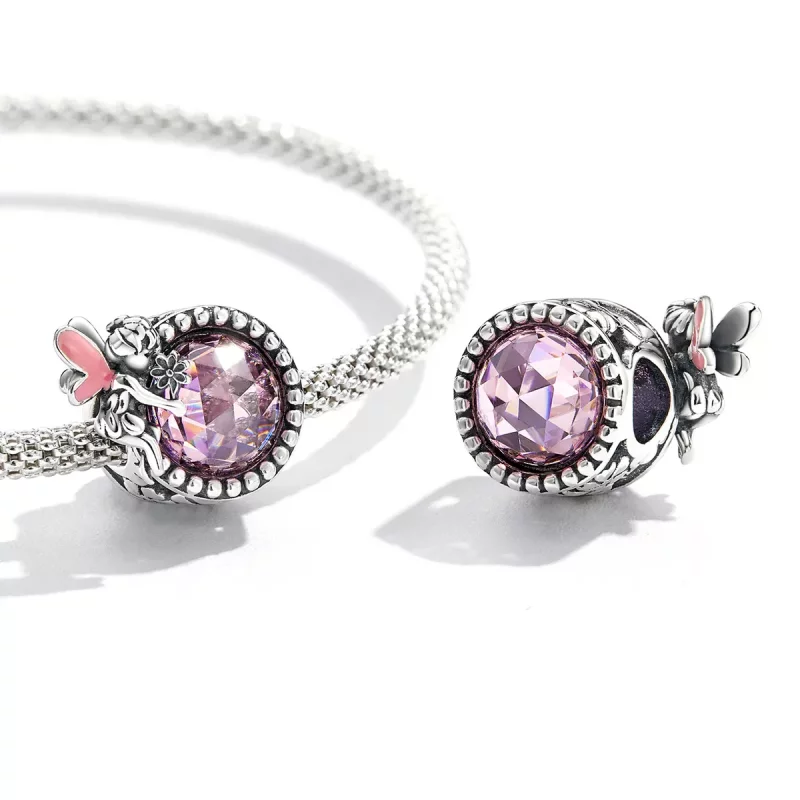 (imagen para) Charm estilo Pandora de Orbe de Elfo - BSC591 - Ver 3