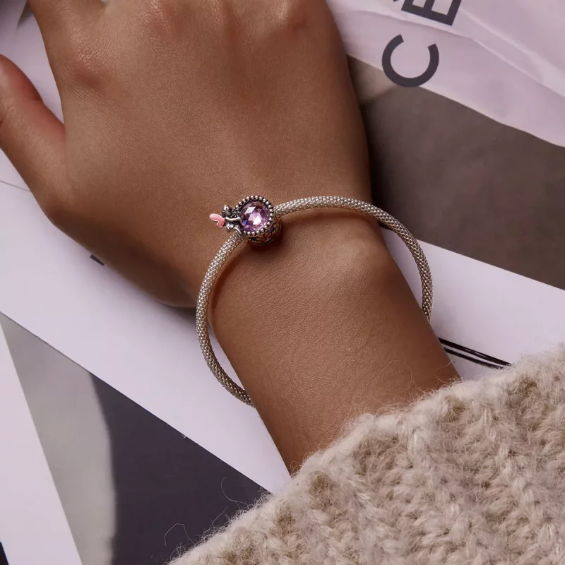 (imagen para) Charm estilo Pandora de Orbe de Elfo - BSC591 - Ver 5