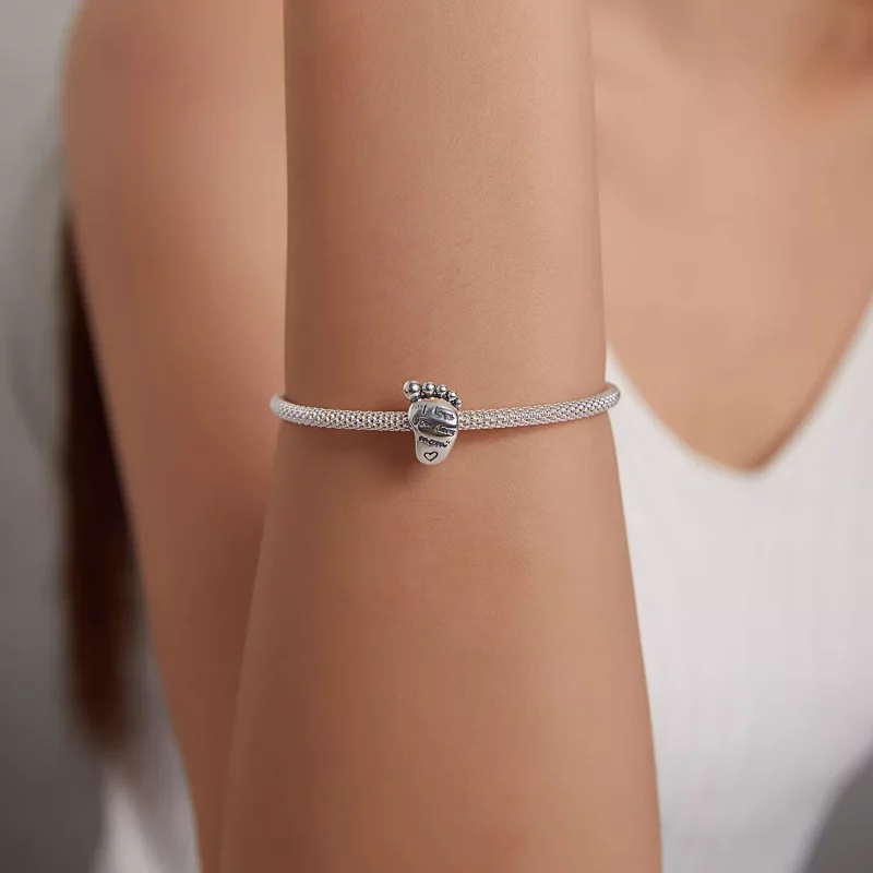 (imagen para) Charm estilo Pandora de pies enamorados - SCC1901 - Ver 5