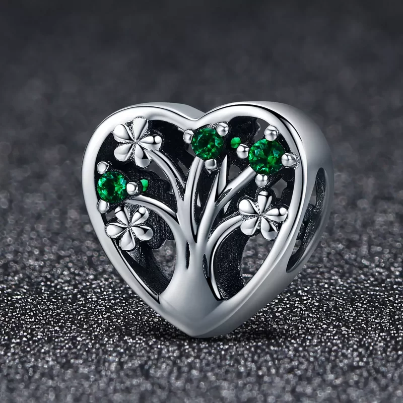 (imagen para) Charm estilo Pandora de plata con árbol de la vida - SCC221 - Ver 2