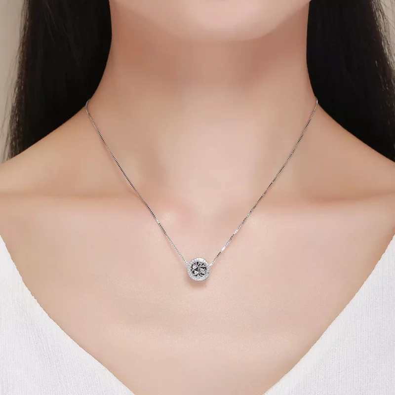 (imagen para) Charm estilo Pandora de plata con árbol de la vida - SCC616 - Ver 6
