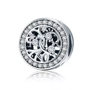 (imagen para) Charm estilo Pandora de plata con árbol de la vida - SCC616