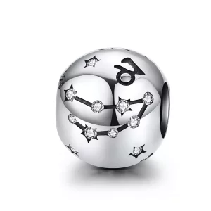 (imagen para) Charm estilo Pandora de plata con signo de Capricornio - SCC1218-10