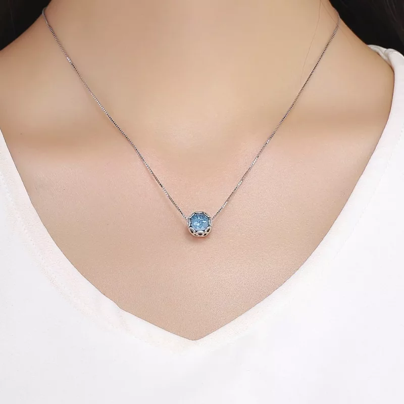 (imagen para) Charm estilo Pandora de plata con símbolo infinito - SCC755 - Ver 5