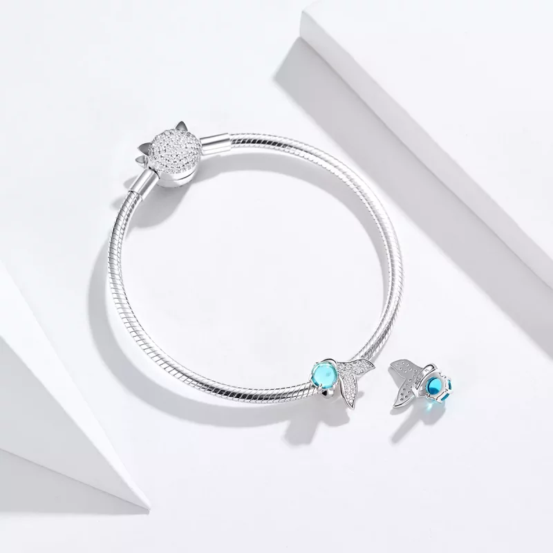 (imagen para) Charm estilo Pandora de plata Lágrimas de Sirena - SCC1226 - Ver 3