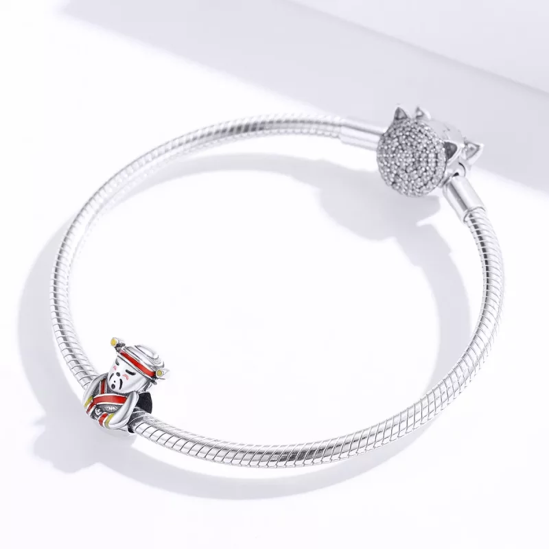 (imagen para) Charm estilo Pandora de plata Maestro de la Riqueza - SCC1373 - Ver 2