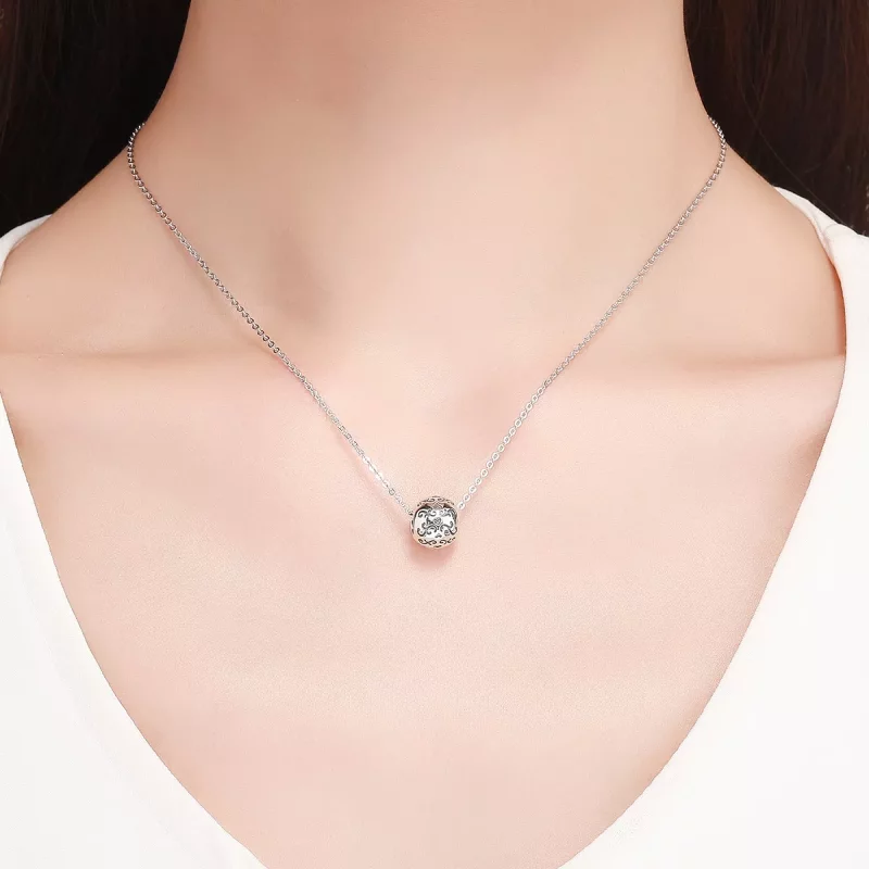 (imagen para) Charm estilo Pandora de plata "Mi Vida Feliz" - SCC966 - Ver 5