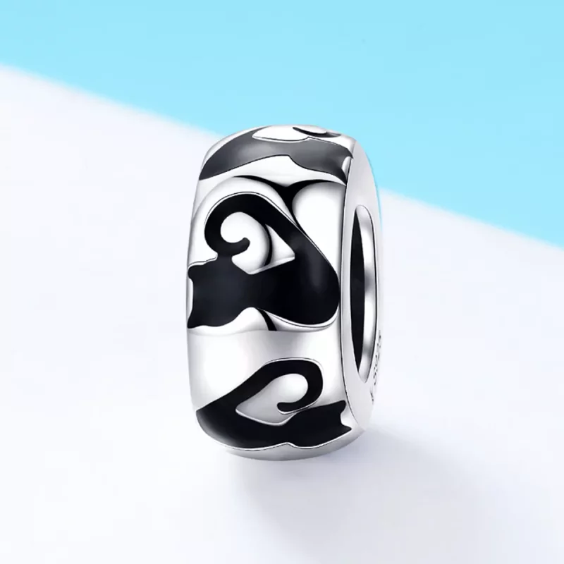 (imagen para) Charm estilo Pandora de Silueta de Gato - SCC825 - Ver 2