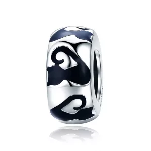 (imagen para) Charm estilo Pandora de Silueta de Gato - SCC825