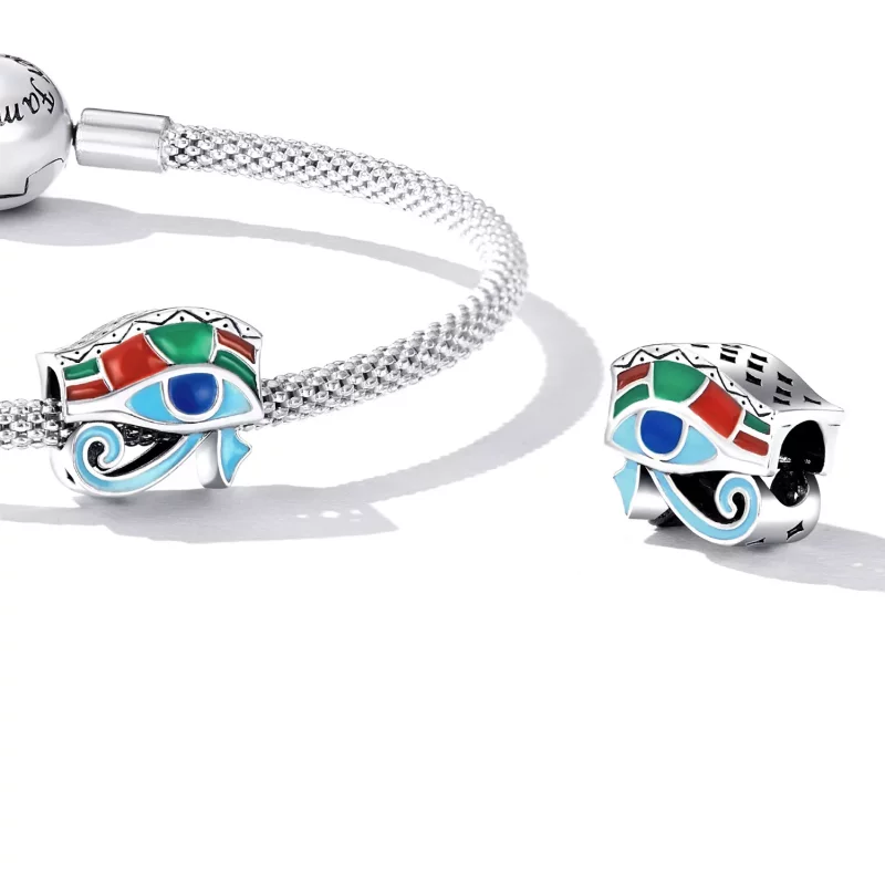 (imagen para) Charm estilo Pandora del Ojo de Horus - SCC2256 - Ver 4