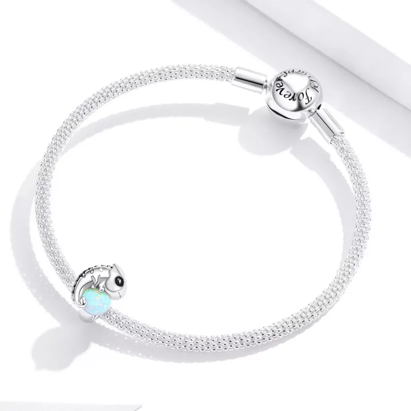 (imagen para) Charm estilo Pandora divertido camaleón - BSC254 - Ver 3