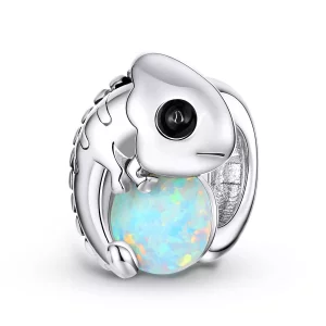 Charm estilo Pandora divertido camaleón - BSC254 (imagen para) Charm estilo Pandora divertido camaleón - BSC254