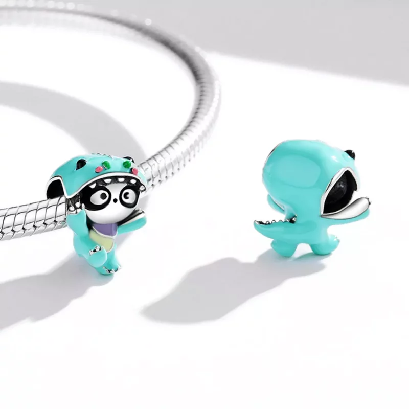 (imagen para) Charm estilo Pandora divertido de panda - SCC1933 - Ver 4